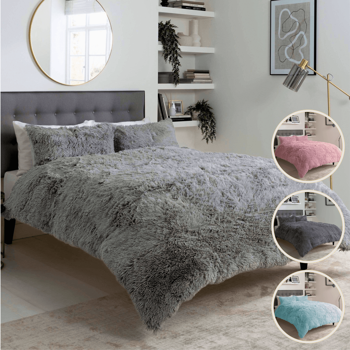 Faux Fur Duvet Set