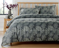 Leaf Jacquard Reversible Duvet Set