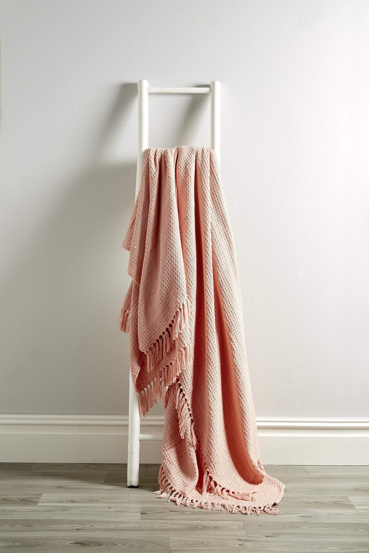 Lisbon Handwoven Cotton Honeycomb Throw