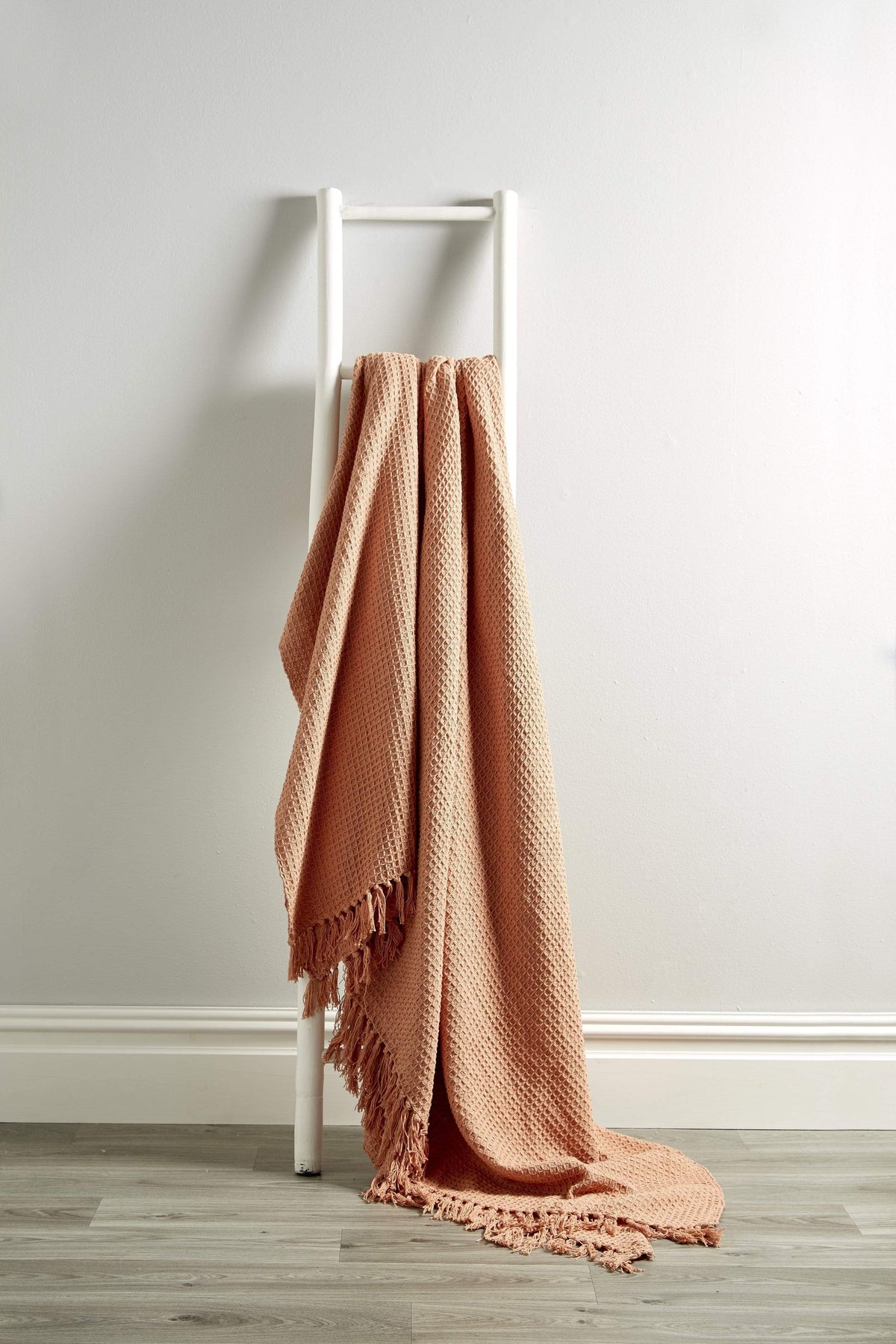 Lisbon Handwoven Cotton Honeycomb Throw