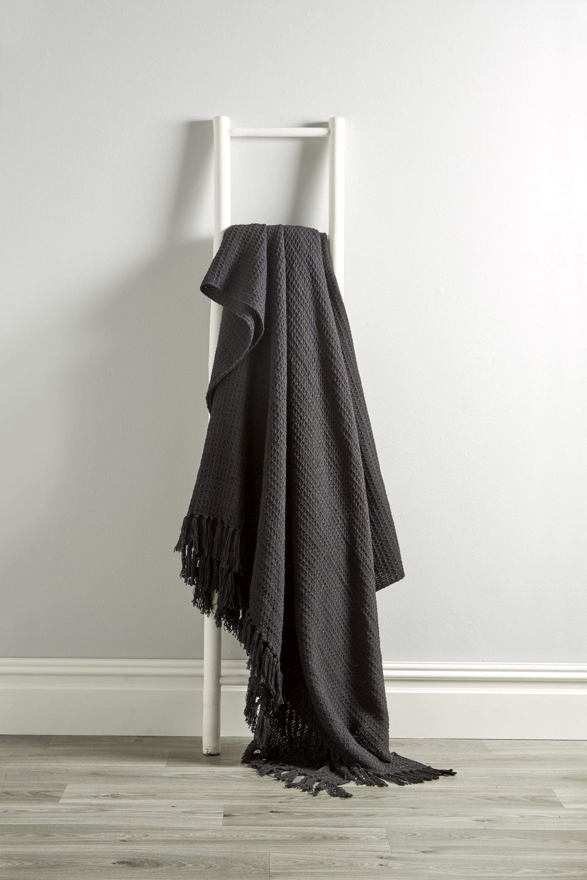 Lisbon Handwoven Cotton Honeycomb Throw
