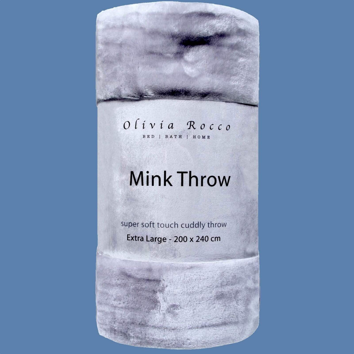 Mink Faux Fur Velvet Throw