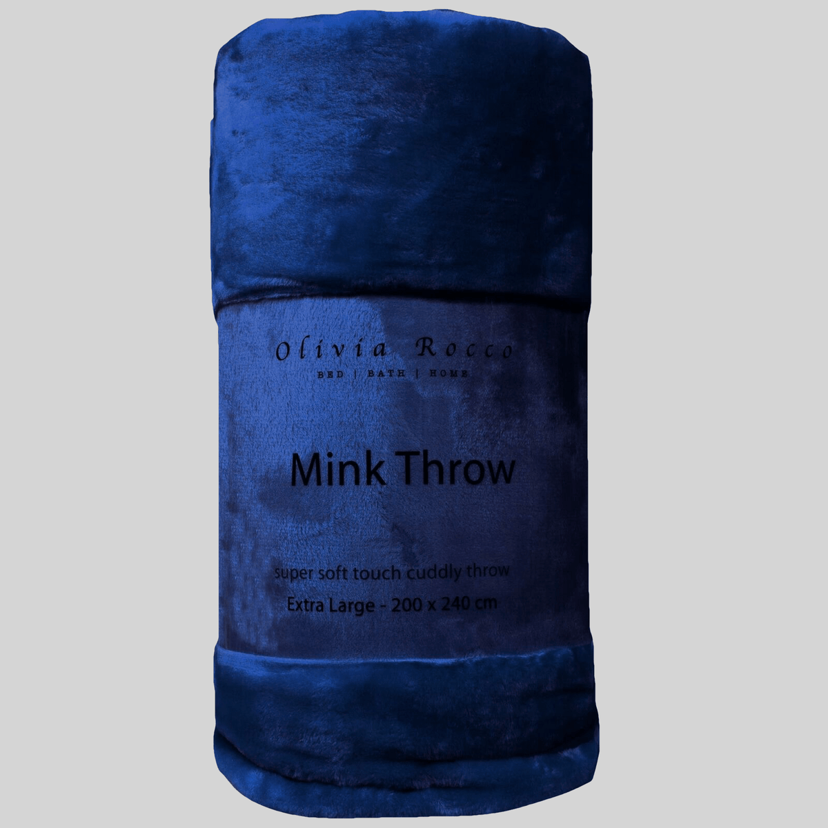 Mink Faux Fur Velvet Throw