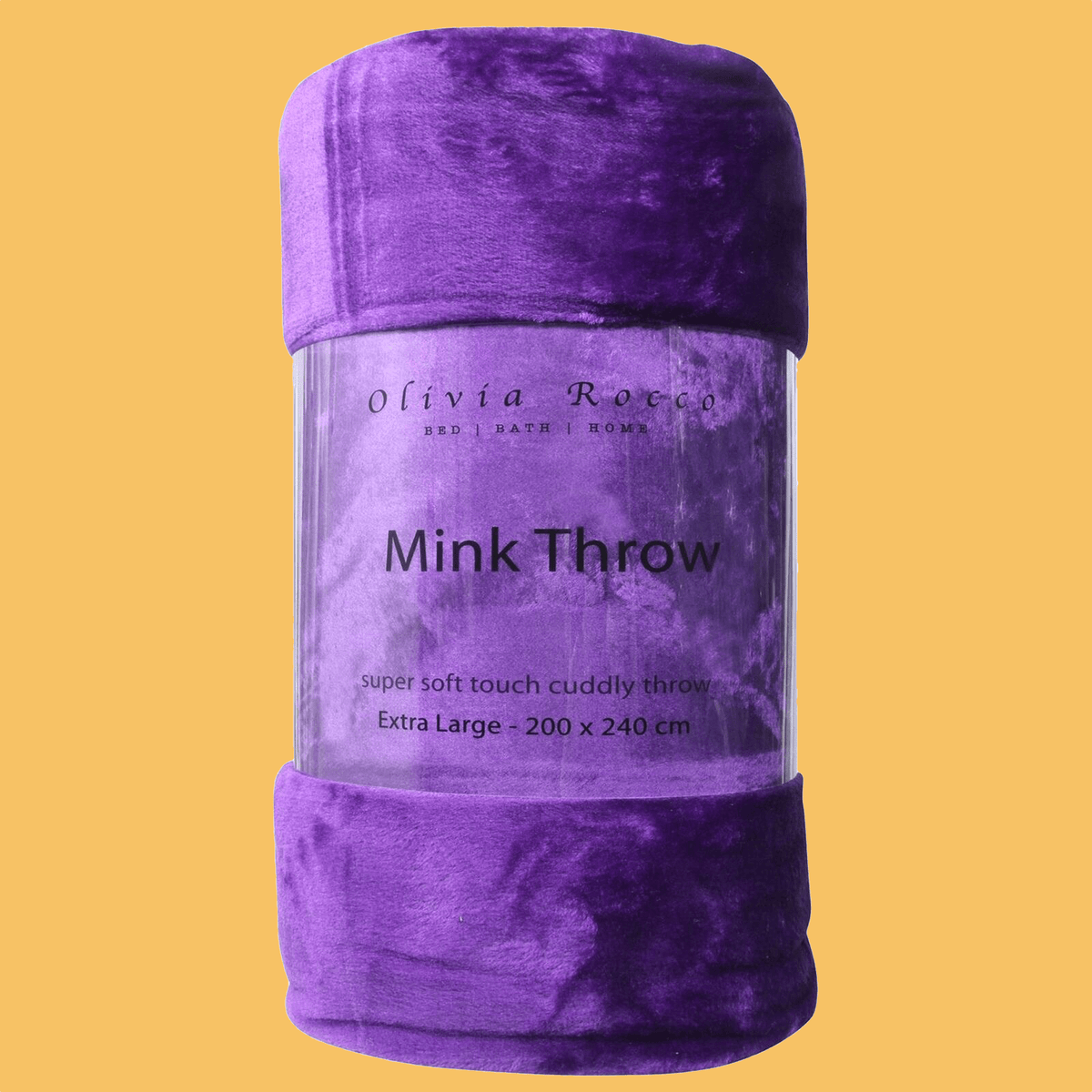 Mink Faux Fur Velvet Throw