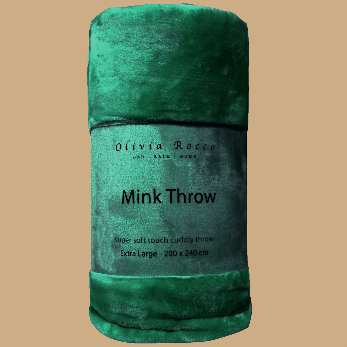 Mink Faux Fur Velvet Throw