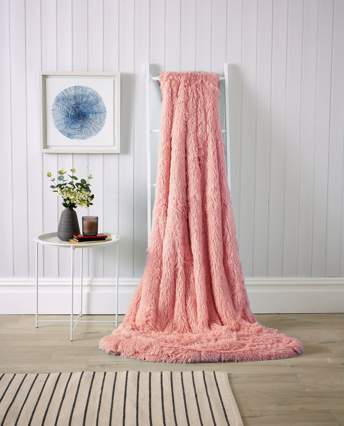 Chunky Faux Fur Throw