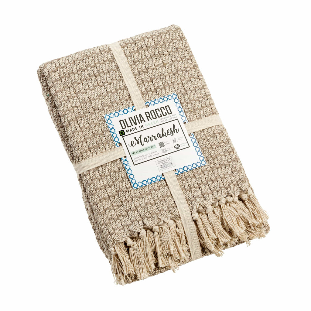 Marrakesh, Casablanca & Tangier Cotton Throw