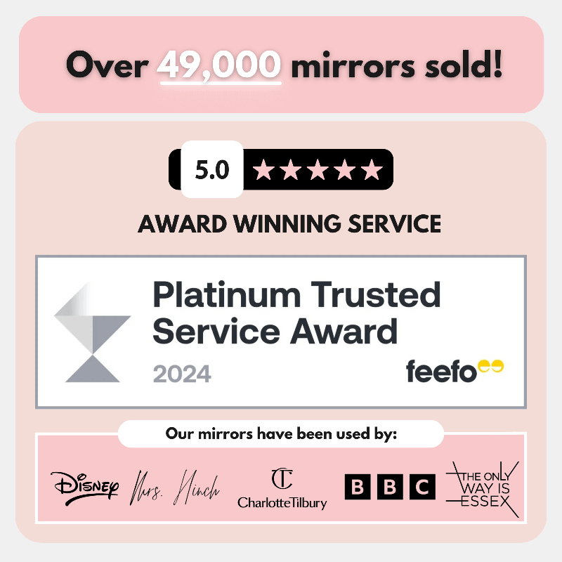 Houston Bluetooth Hollywood Mirror, 80 x 60cm
