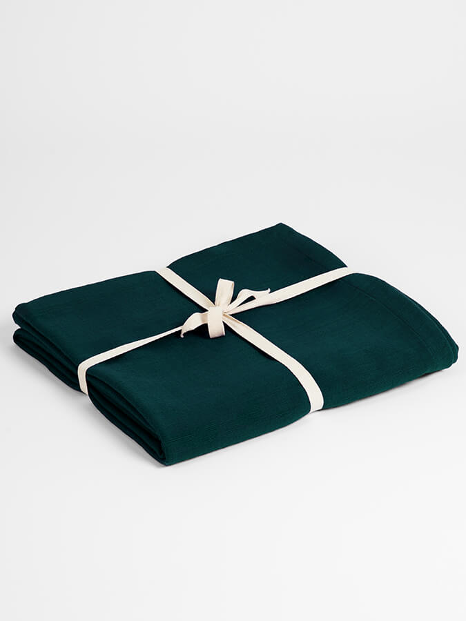 GOTS Organic Cotton Throw Blanket