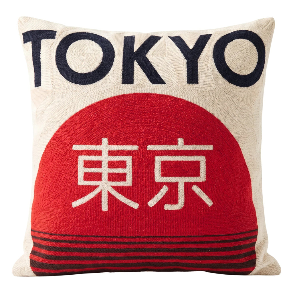Tokyo Needlepoint Cushion