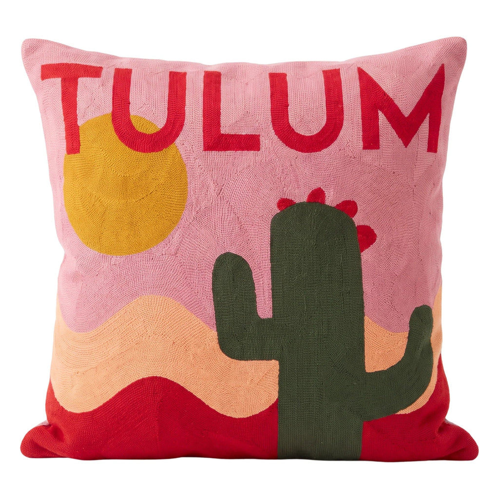 Tulum Needlepoint Cushion