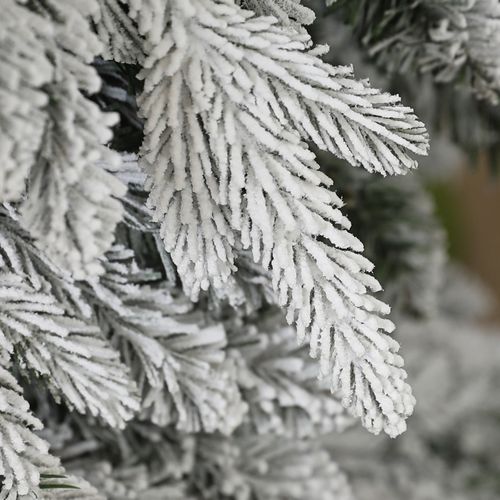 Flocked Pencil Christmas Tree, 6ft or 7ft