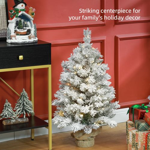 Pre-Lit Tabletop Christmas Tree, 3ft