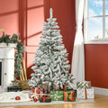 Snow Flocked Christmas Tree, 5ft