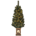 Pre-Lit Christmas Tree with Remote, 4ft