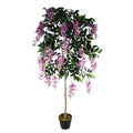 Artificial Pink Purple Wisteria Tree, 150cm